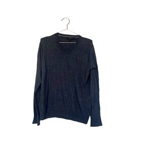 Banana republic factory heathered cotton yarn v neck sweater size medium